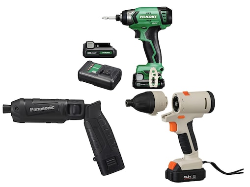 【Amazonで見つけた】タイムセール価格の「インパクトドライバ」3選！ ハイコーキやパナソニックの人気モデルも登場中