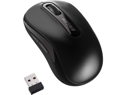 【Amazonベストセラー1位】バッファロー「マウス」は5ボタン仕様かつワイヤレスで使い勝手も◎