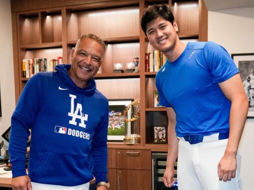 「大谷さんの英語力凄い」大谷翔平、ロバーツ監督からサプライズ「もう通訳なくても大丈夫そうですね」