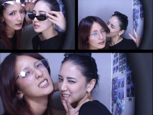 元E-girls・藤井萩花、妹・夏恋との韓国プライベートショットを公開！ ブラックコーデで仲良くポーズ