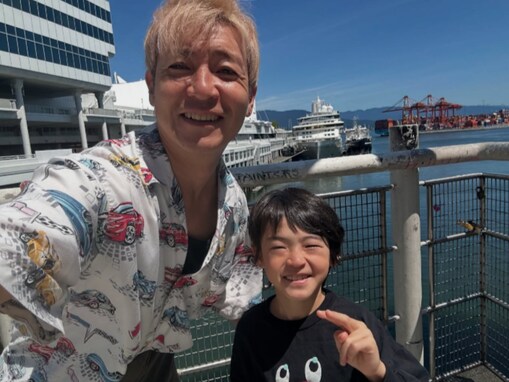 「ますますパパに似て」つるの剛士、9歳になったイケメン息子の顔出しショット公開「立派な少年に成長」