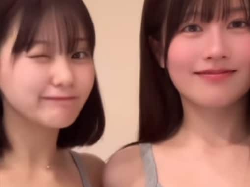 「天使かと思った」田中美久、"お姉ちゃん"とのすっぴん動画を公開！ 「よしみくめっちゃ可愛い」