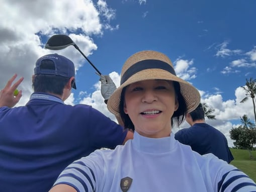 「絶対、イケメン」高嶋ちさ子、息子2人との写真に「いやいや、どー見ても高身長！」「立派な息子様達ですよ」