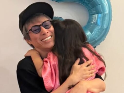 「次女が5歳に」田村淳、“全力飛びつき”ショット公開「まっすぐスクスク育って」「頭があがりません」