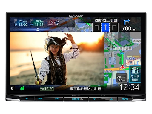 【Amazonベストセラー1位】ケンウッド「カーナビ」は高画質と高速レスポンスが魅力の1台