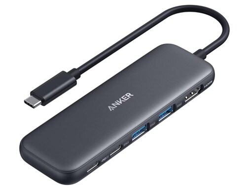 【Amazonベストセラー1位】Anker「USBハブ」ならデータ転送、画面出力、充電を一台で解決