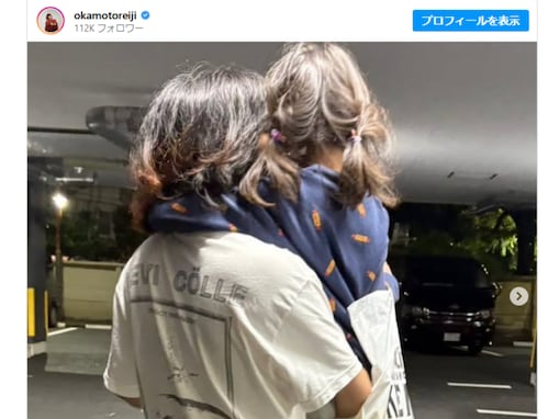 「あっという間に7歳」有名バンドマン、娘とのツーショットに「かわいい」「さすがレイジさんの御子」の声