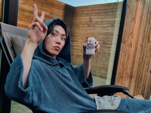 「さすが体力オバケ」早乙女太一、“サウナ旅”のプライベートショットに反響！ 「お顔かわいい」