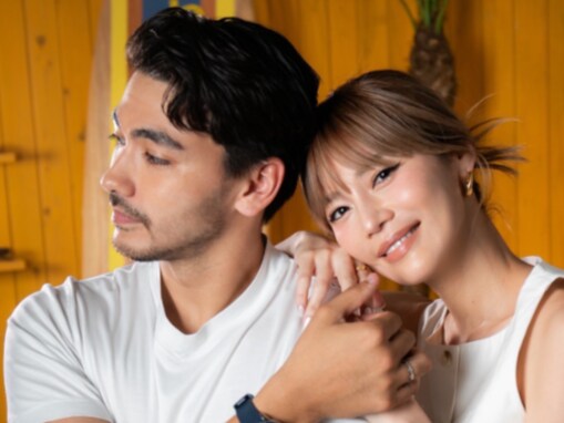 島袋聖南、モデル夫との美男美女ショット公開！ おそろ腕時計で寄り添う姿「BREITLINGの新作発表会へ」