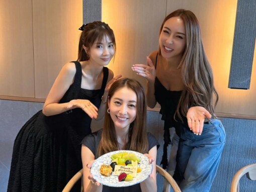 「美女トリオ」熊切あさ美、ほしのあき＆GENKING.とのスリーショット公開！ 「最強」「かわい過ぎ」