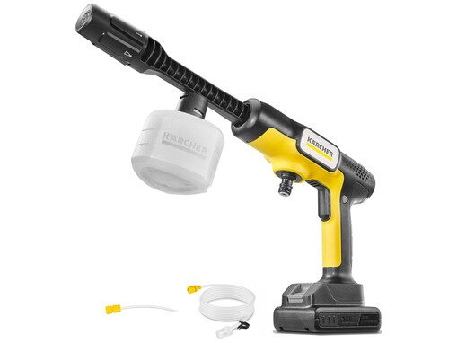 【Amazonベストセラー1位】ケルヒャー「コードレス高圧洗浄機」なら手軽に屋外の洗車やベランダ掃除が可能