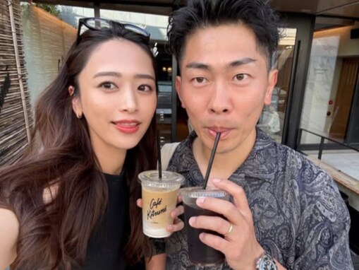 「憧れちゃいます」近藤千尋、夫・ジャンポケ太田とのラブラブショットを公開！ 「目指せ、太田夫妻」