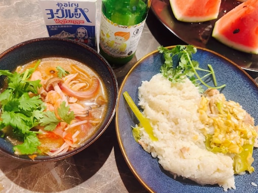 木下優樹菜、“娘たち大絶賛の”手作りタイ料理を披露！ 「おかわりまでしてくれて嬉しい限り」