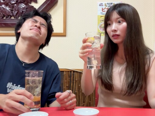 「顔に全部書いてる妻が可愛い」夫婦YouTuber、美人妻の喜怒哀楽ショット公開「そんな2人がとってもかわいい！」