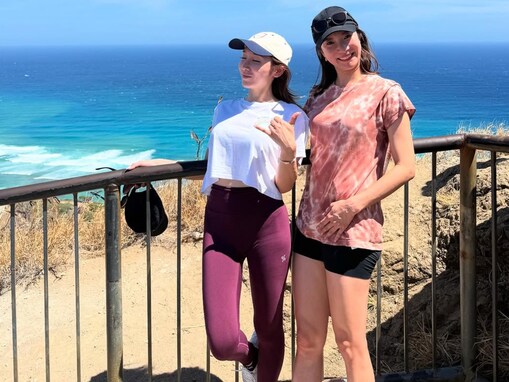 「スタイル良すぎます」加護亜依、ハワイで圧巻ボディライン披露「子供達&友人達と初のダイアモンドヘッド」