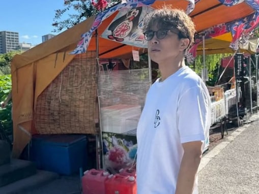 井ノ原快彦、上野ぶらぶらショット公開。ビールを飲むオフの姿も「自然体なのになんて格好良いんだろう」