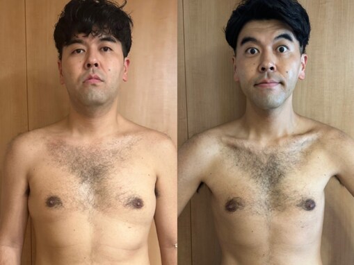 「めっちゃ痩せた！」人気芸人、“マイナス17キロ減に成功”と報告！ 「ワイルドでかっこいいです！」