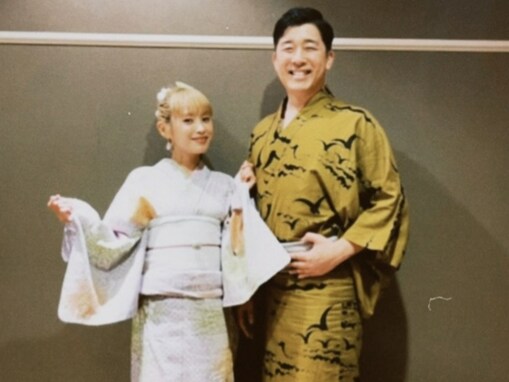 元モー娘。メンバー、芸人夫との身長差ショットに反響！ 「あべさんと一緒に見れてよかったね」