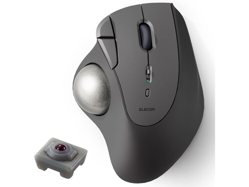 Amazonでエレコムのトラックボールマウスが500円も安い！ 親指で直感的に操作可能