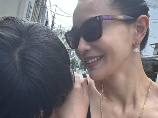 「ママ美しすぎ.....」長谷川京子、娘との密着ショット公開「良い親子関係で素敵」「美しすぎるお母様ー！」