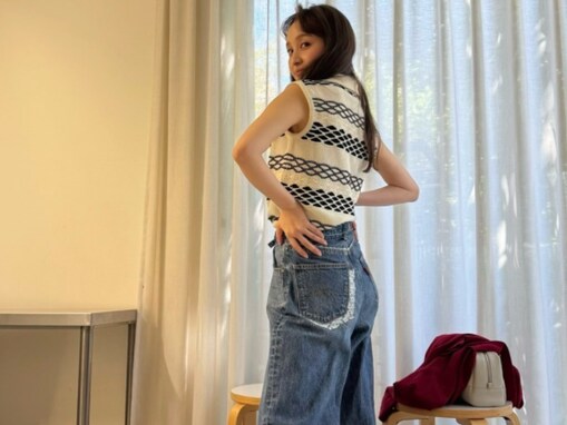 「スタイル良すぎ」百田夏菜子、脚が長過ぎるデニム姿を披露！ 「デニム×夏菜子ちゃんって本当に大好き」