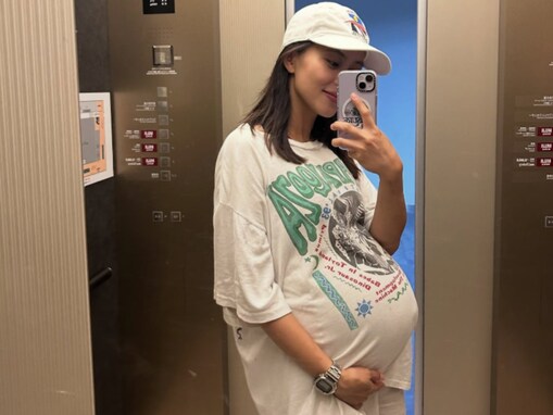 「いよいよ感出てきました」Jリーガーの美人モデル妻、妊娠中の大きなおなかを公開！ 「はー愛おしい」