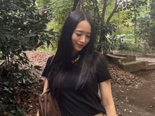 「良い女すぎ」近藤千尋、夫・ジャンポケ太田とのデートコーデを披露！ 「黒髪センター分け女神」