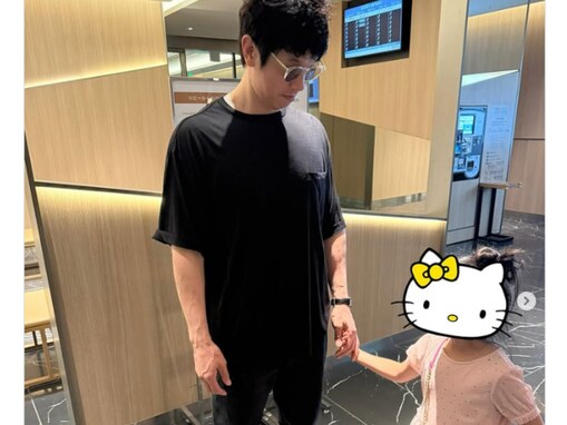 「西島秀俊さんかと」藤本美貴、夫・庄司智春＆娘のラブラブショット公開「めちゃカッコ良き」「横顔がミキティ」