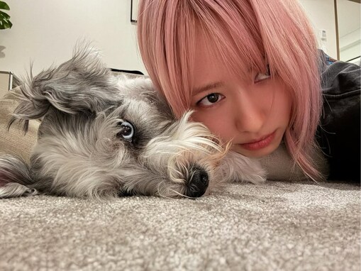 「義兄宅ですか!!」山本舞香、義兄・ワンオクTakaの愛犬とツーショット公開「スシ女の子だったんだ」