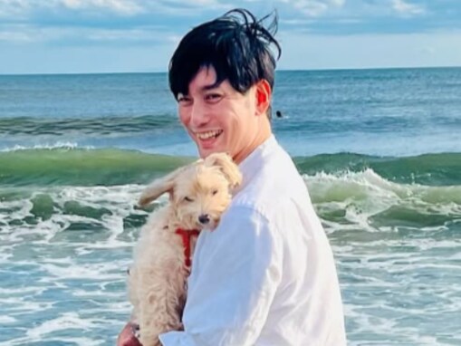 「うつくし、、」平岡祐太、愛犬とのプライベートショットに「かっこよすぎる爽やかすぎる最高すぎる」の声！