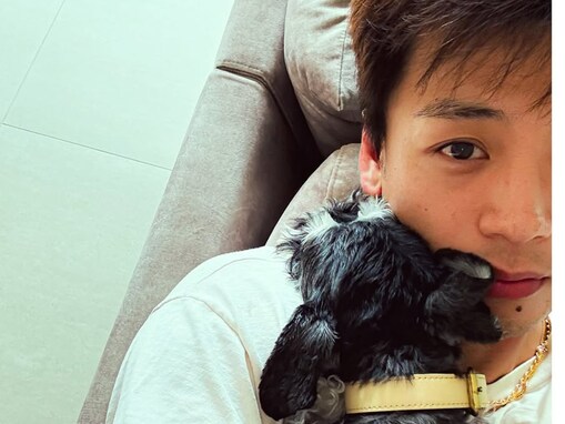 「彼氏感ありすぎ」竹内涼真、愛犬とのラブラブショット公開「べったり甘えて大好きなのがよくわかる」