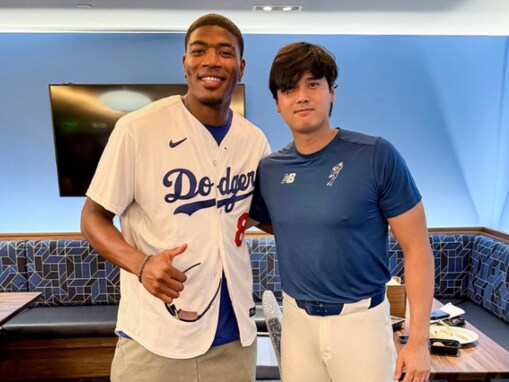 「大谷が小さく見える！」大谷翔平、2m超え日本人バスケ選手とツーショットに驚きの声「二人共デカッ」