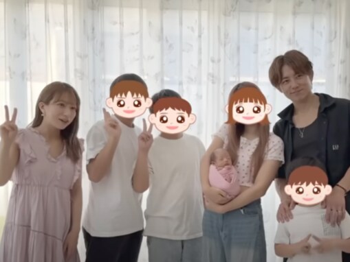 辻希美、ニューボーンフォト撮影の裏側公開！ 「こんな素敵な家族つくった辻ちゃんと太陽くん、すごい」