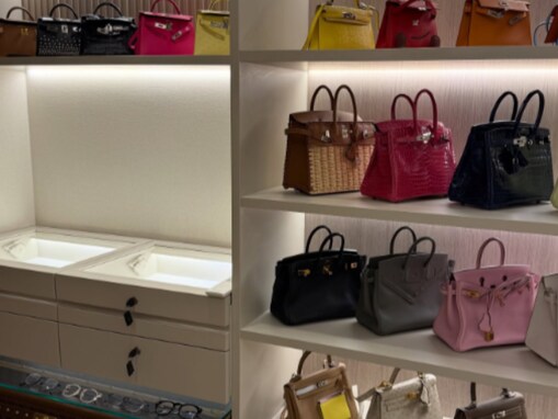 「お金持ちですね」宮崎麗果、高級バッグずらりのクローゼット公開「スケールが凄すぎます」「ショップみたい」