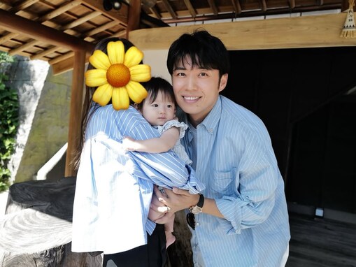 「お綺麗なご家族だこと」黄皓、妻＆娘との箱根プライベートショット公開「素敵な家族すぎて」「可愛いお子様」