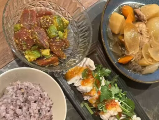 木下優樹菜、「今日のひと口が、明日のわたしをつくる」健康的な“身を養う御膳”の手料理公開「美味しそう」