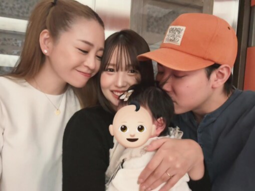 「泣けそうなった」元ばんばんざい・るな、薬指の指輪光る“大好きな人達”＆娘との写真公開「幸せそうで嬉しい」