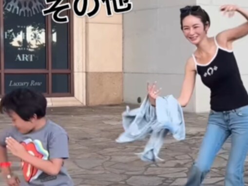 宮崎麗果、“動きがホラー”なダンス姿に反響！ 息子はキレキレな踊りを「もうEXILEに入りましょう」