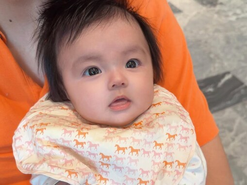 川崎希、顔が整い過ぎている美形の赤ちゃんショット公開！ 美人な娘とイケメン息子の姿も