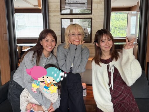 「組み合わせがレアすぎるって」モー娘。現役メンバー、藤本美貴の次女らとプライベートショット公開「すごいメンバー」