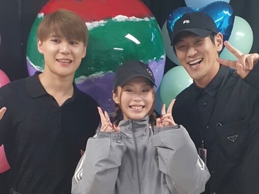 「Ｌ&ミサミサ&リュークが揃いました」平野綾、『DEATH NOTE』韓国スターとの豪華ショットに反響