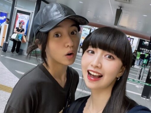 木村拓哉＆工藤静香の次女・Koki,、姉・Cocomiとの仲良し2ショット公開「会いに来てくれたここさん」