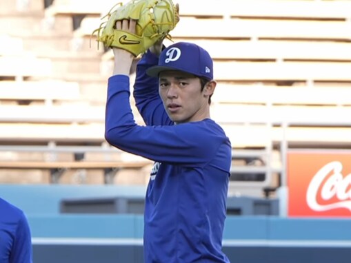 ドジャース、オフを終えて“仕事”に戻る選手らの練習風景を公開！ 佐々木朗希登場も「翔平はどこ?」
