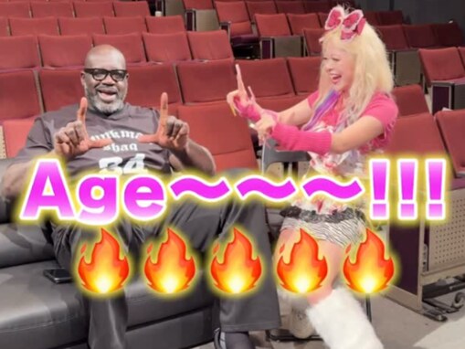 「シャックが圧倒されてて草」エルフ荒川、世界的スターに“日本のギャル語”を伝授！ 「CGみたい」