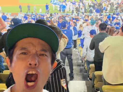 「うわぁ〜行ってたんだ」庄司智春、ドジャースの“歴史的試合”を観戦も「そこ気まずくありません？」の声