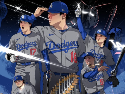 「右上にいるの、、、なに？？？」MLBのイラストに出現、謎の物体に注目集まる「佐々木朗希だろ」