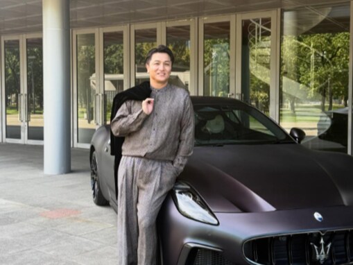 「彼氏、到着ナウ。みたいな感じ」高橋由伸、高級車とのイケメンショットに反響！ 「モデルさんですね」
