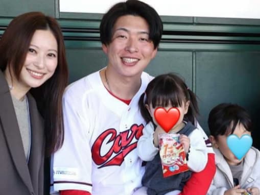 「子どもたちかわいすぎます！」プロ野球選手、美人妻＆子どもとの家族ショット公開「成長すごいですね」