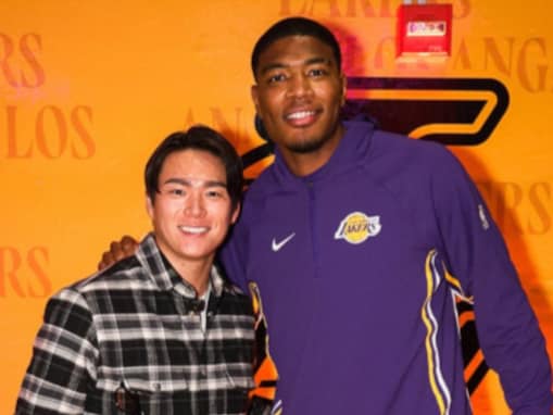 「凄いツーショット」山本由伸＆八村塁、豪華ショット公開「銅像を建てる価値がある」「オーラを感じた」