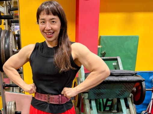 「す、凄げーッ！」浜口京子、圧巻ムキムキ姿に驚きの声！「現役時代よりモリモリ」「しっかり強そう」